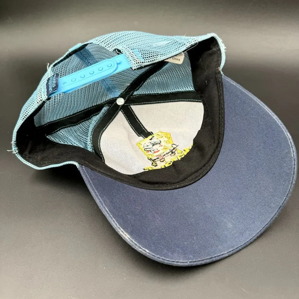 Sponge Bob Square Pants Strapback Cap Vintage Hat Blue Whatever Dude Universal‎